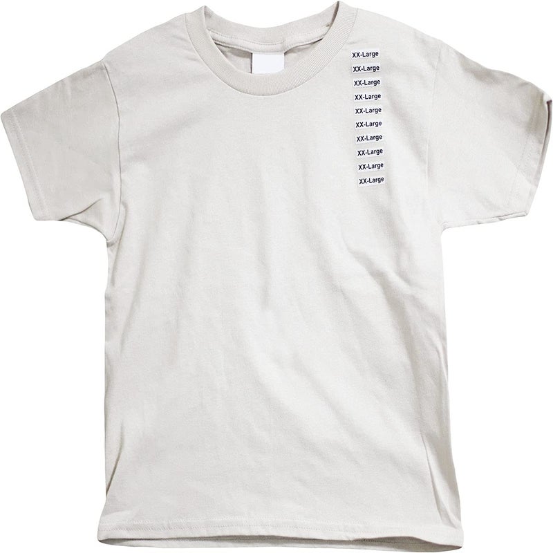 InStockLabels.com ملصقات حجم الملابس InStockLabels، XXL - 1.25" × 5" (125 ملصق/لفة) - ملصقات الملابس لمستلزمات المتاجر، ملصقات الحجم لعلامات الملابس، ملصقات التعبئة للتجزئة ومتاجر التحف. - Image 5